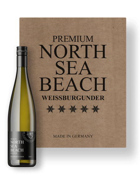 6x North Sea Beach Weissburgunder 0,75l im Karton
